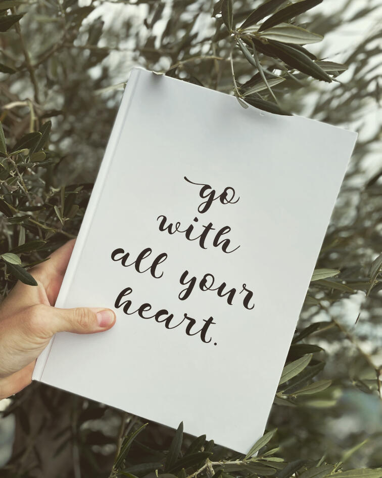 Pascal and Conrad running on a path through a field